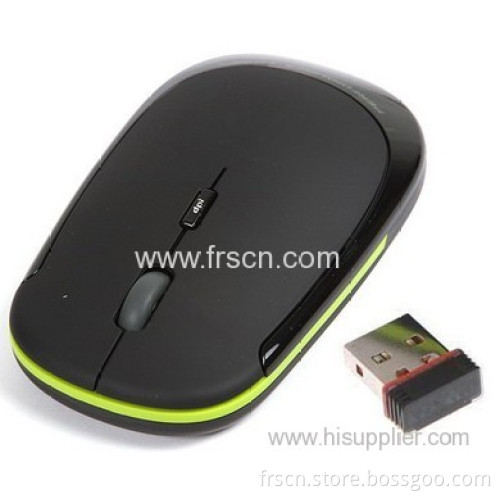 4d Flat Wireless Optical Mouse 